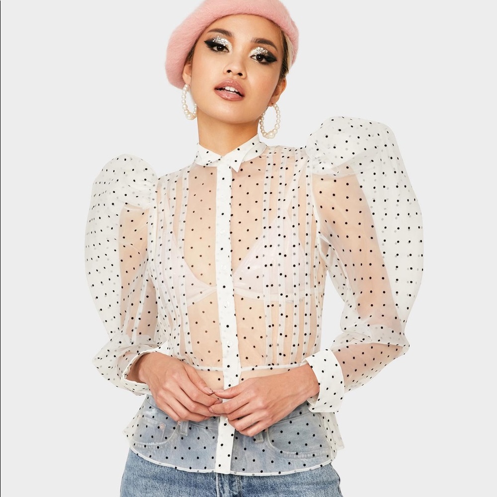 Selkie The Emma Blouse Ghosted Spot